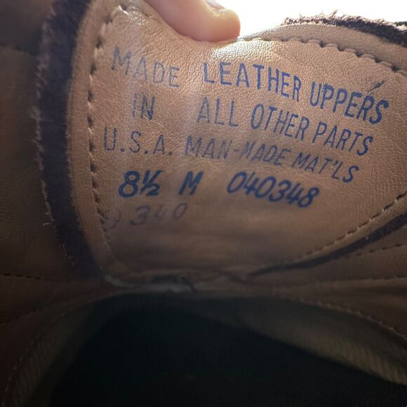 Roundtree & Yorke Brown Leather Oxford Men’s Dress Shoes Made In USA Size 8.5 - Picture 8 of 8